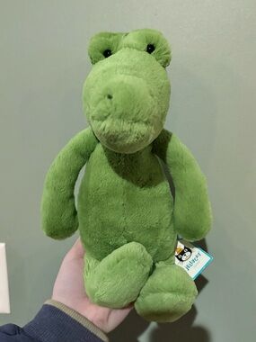 Jellycat Bashful Croc BNWT✨Rare & Retired Authentic Alligator - FAST SHIPPING!